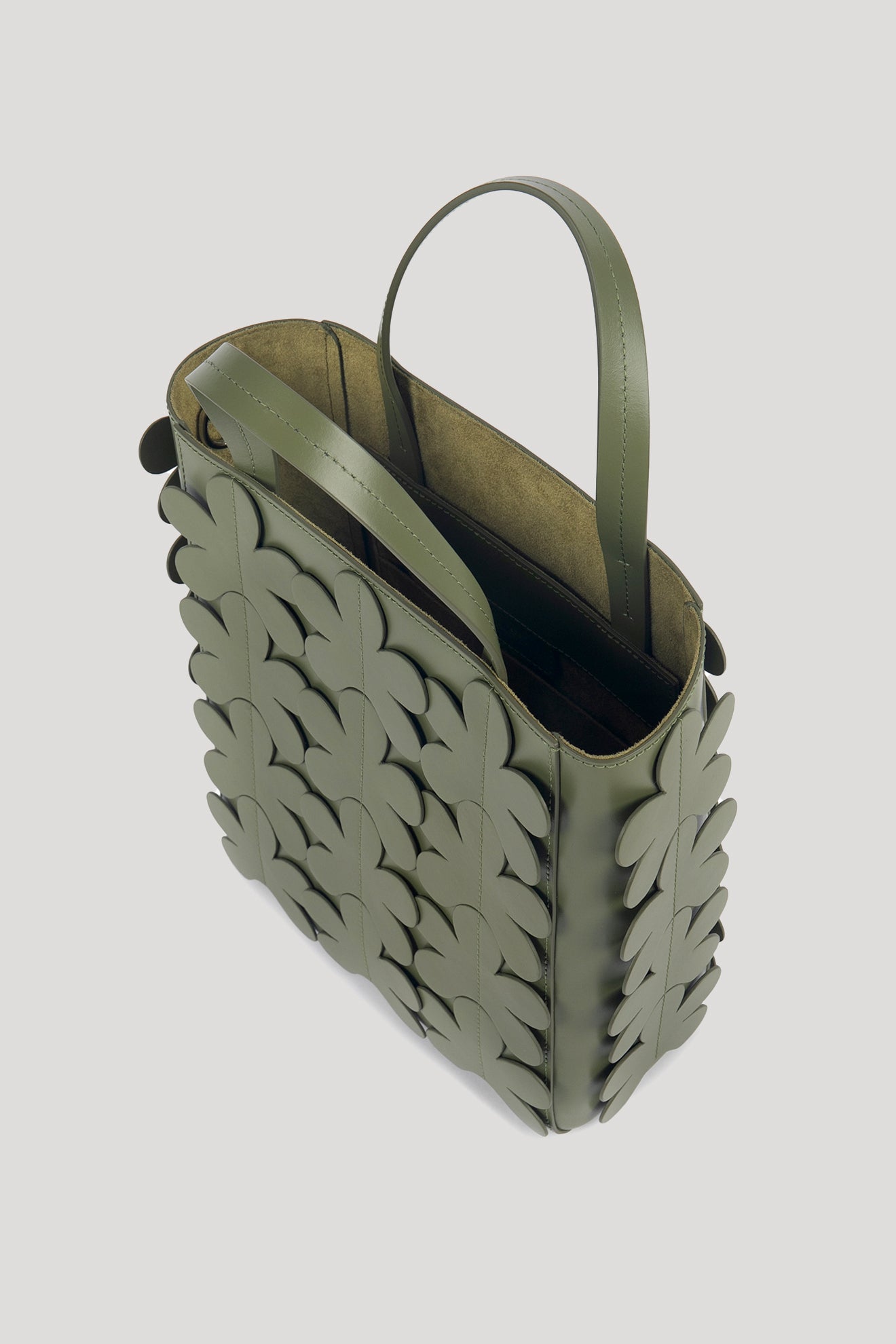 Olive green Scenique tote bag