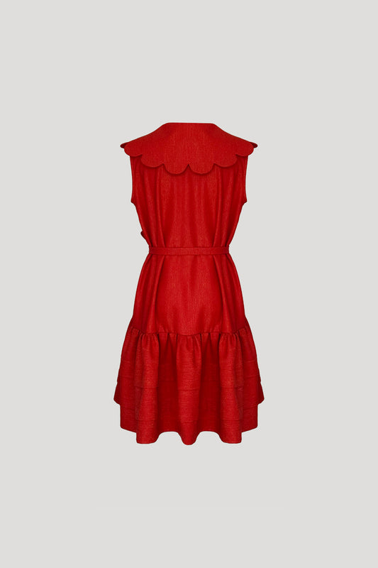 Garnet red Sourire dress