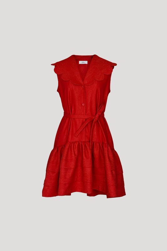 Garnet red Sourire dress