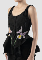 Black Top With Embroidery Detail