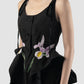 Black Top With Embroidery Detail