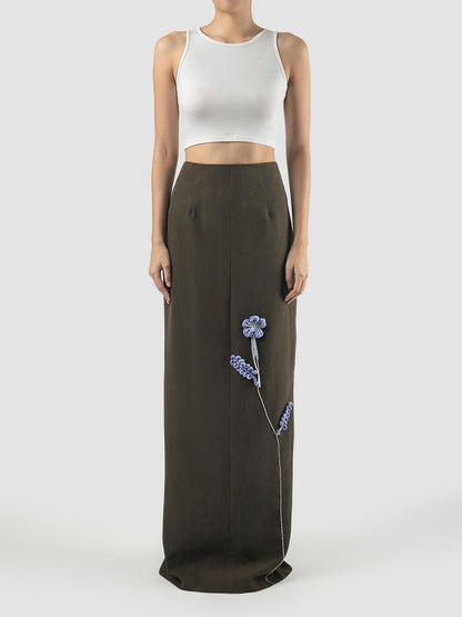 Oma Skirt In Dark Brown