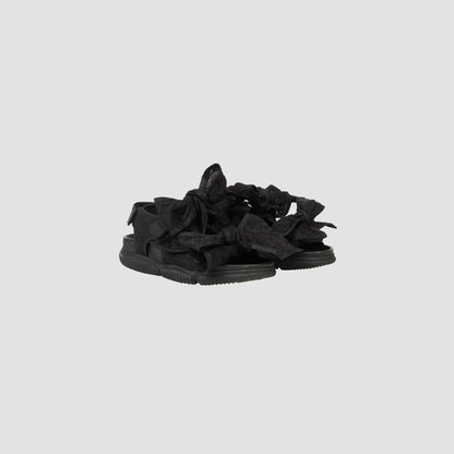 Black Valeria Margueritte cloqué Sandal