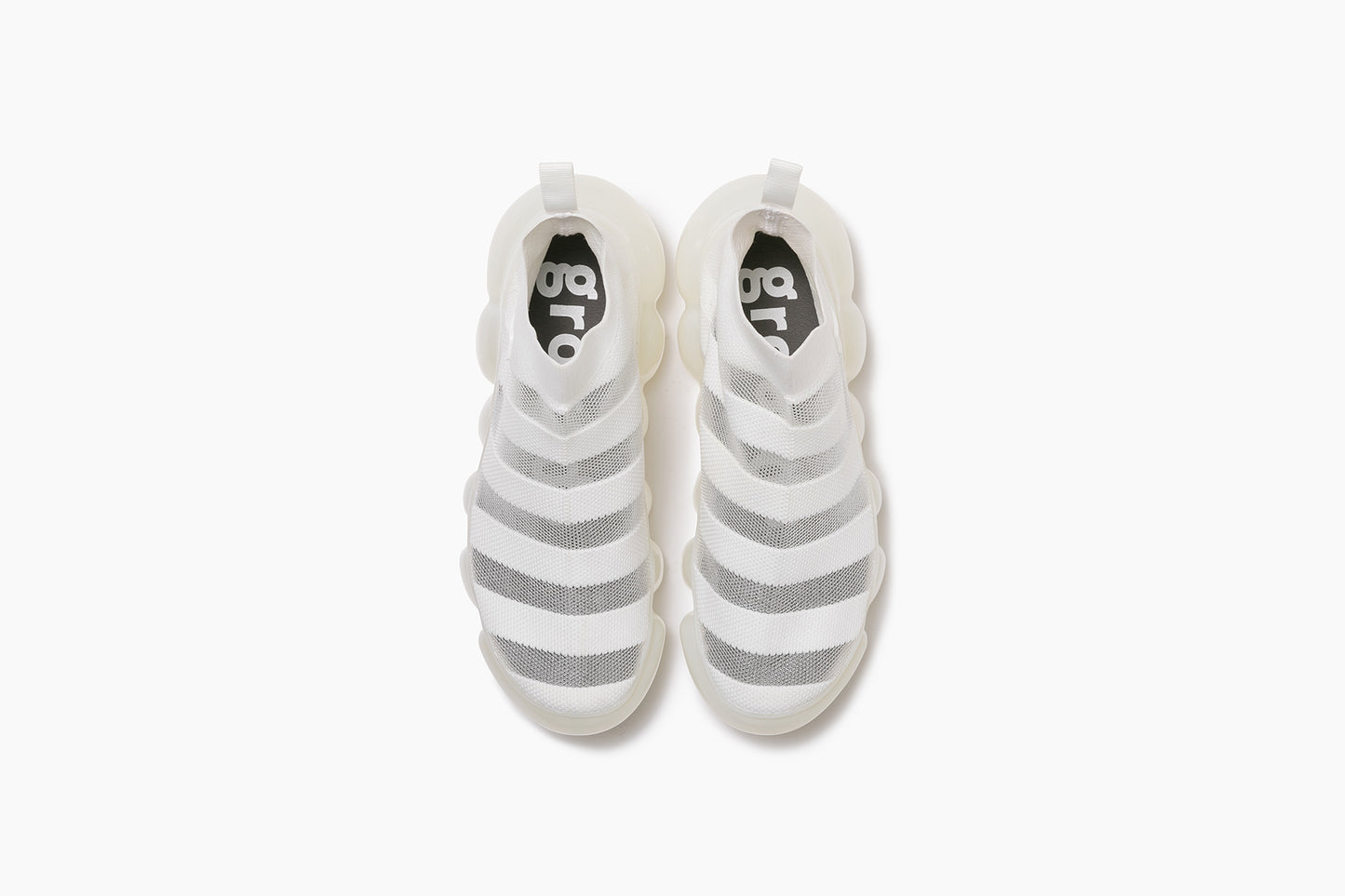 JEWELRY x HEAVEN chalk white slip on sneakers