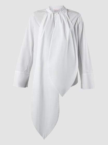 Big Bow white poplin shirt