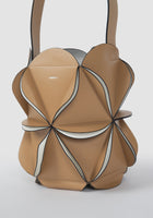 Beige Origami bucket bag