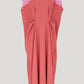 Crescendo salmon pink maxi shirt dress