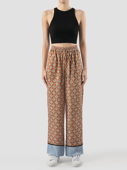 Orange-mint Biva long pants