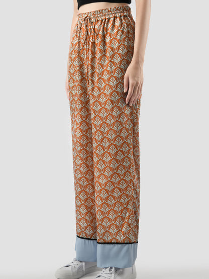 Orange-mint Biva long pants