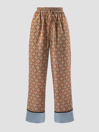 Orange-mint Biva long pants