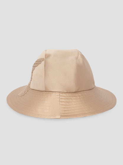 Bird beige bucket hat