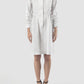 Sola white mini shirt-dress jacket