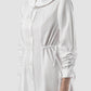 Sola white mini shirt-dress jacket