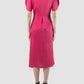 Fuschia Hexa asymmetrical dress