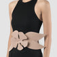 Bloom beige floral belt