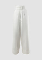 Lava white high-waisted long pants