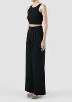 Rubi black wide pants