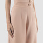 Lava blush pink high-waisted long pants