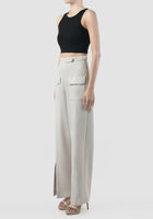 Cosmos light grey straight long pants