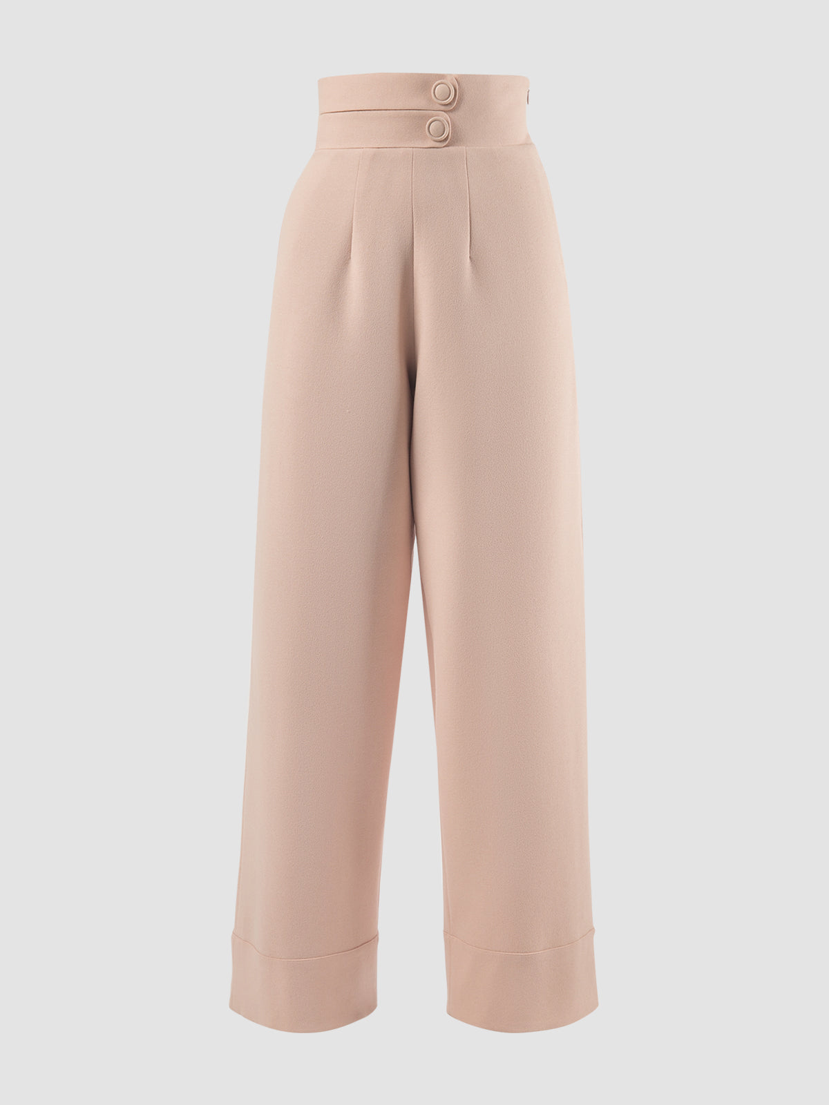 Lava blush pink high-waisted long pants