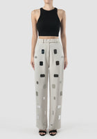 Mirror light grey long pants