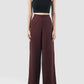 Phal maroon straight long pants