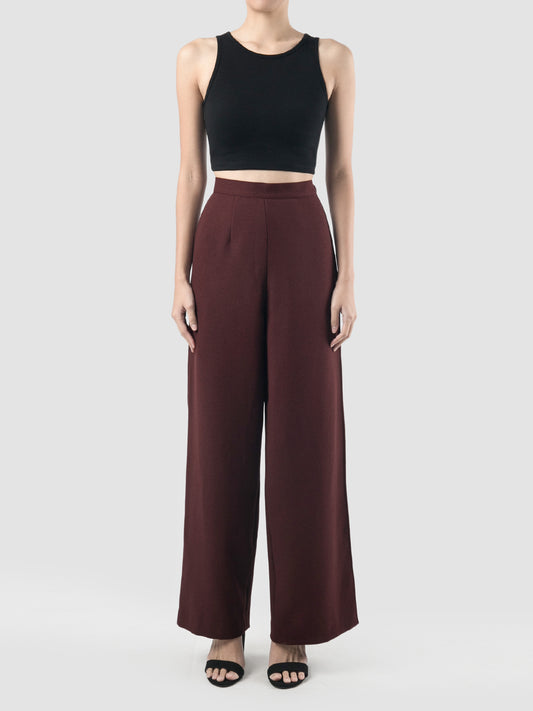 Phal maroon straight long pants