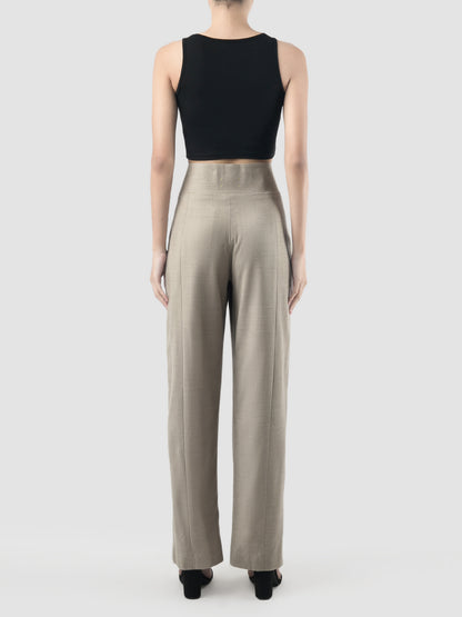 Petal grey straight pants