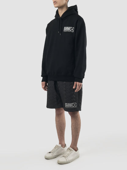 Black hoodie 106 with statement print