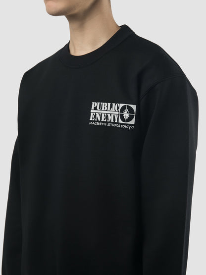 Black 105 crew neck sweatshirt