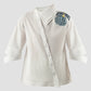 Tansy White Embroidered Shirt