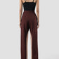 Caly Long Pant In Red