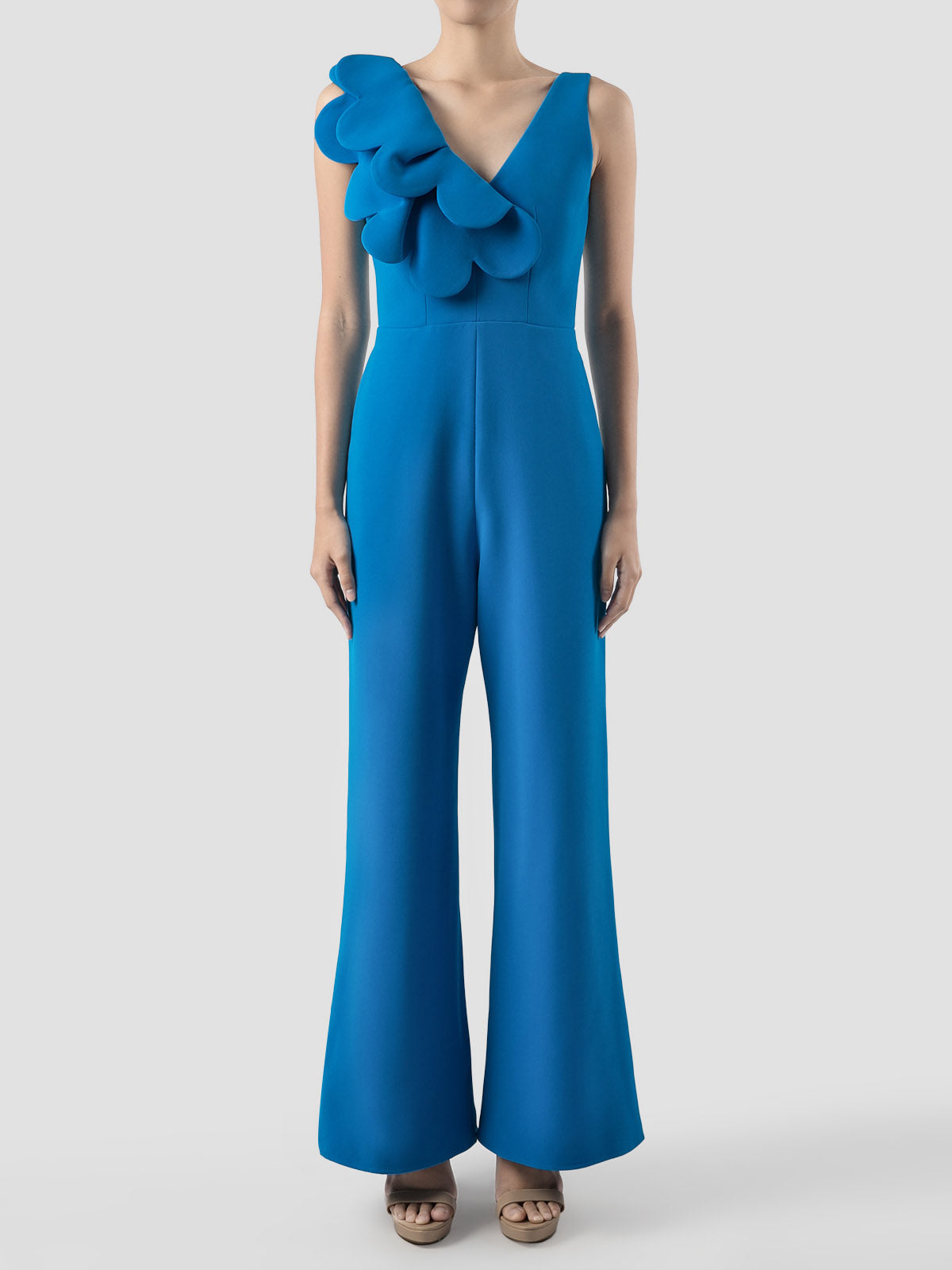 Witzend blue sleeveless jumpsuit