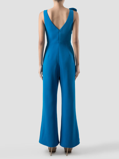 Witzend blue sleeveless jumpsuit