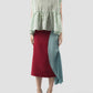 Crim Oversize Ruffled Cloque Top In Mint Green