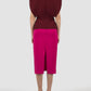 Grible two-toned maroon midi dress