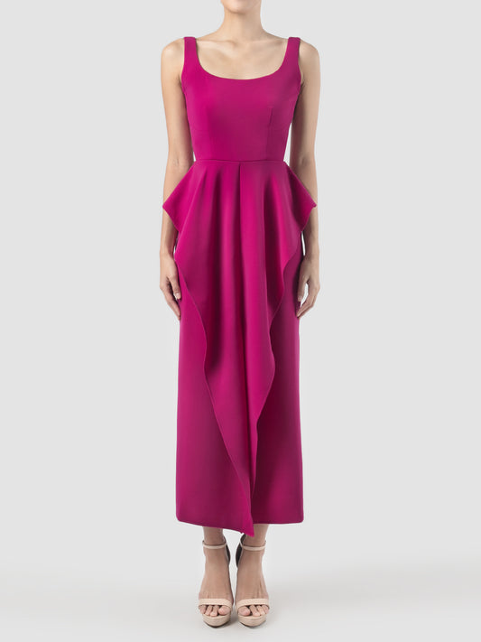 Jesamine Dress In Rouge Purple