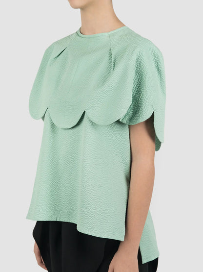 Beamish mint green short-sleeved top