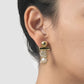 Perle Pressure gold earrings