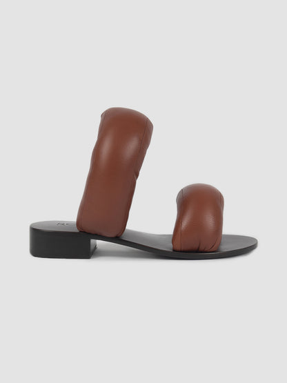 Cognac Pillow sandal