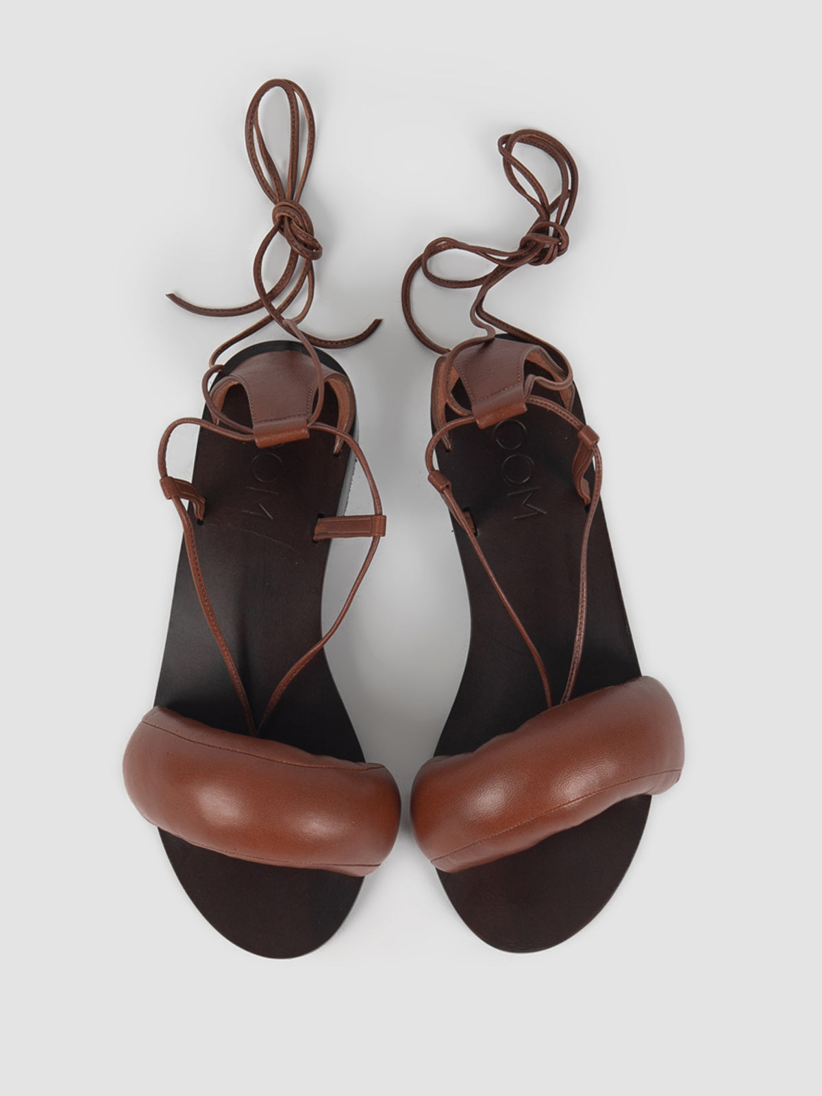 Cognac Pillow Strap sandal